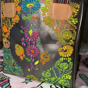 Consuela Multicolor Embroidered  Classic Tote